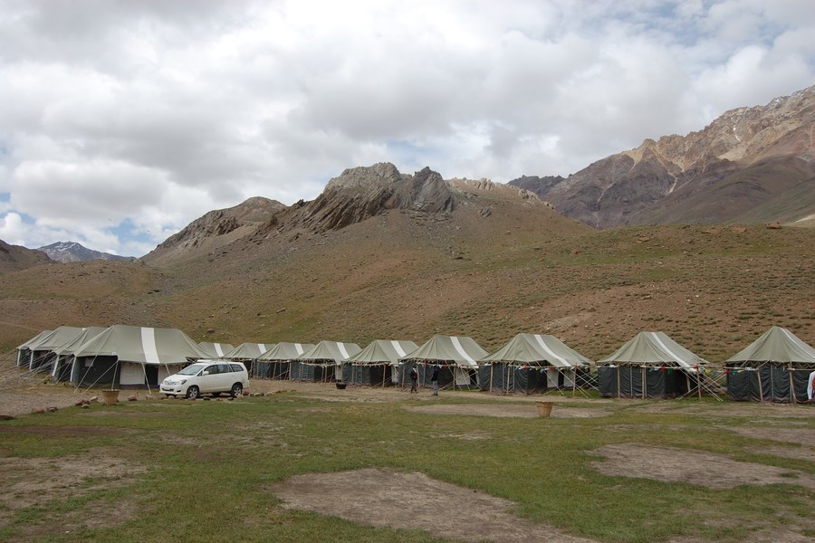 Camping Near Chandratal Lake