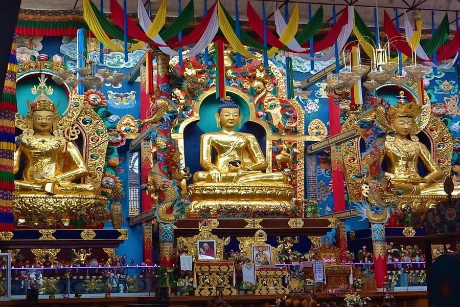 The Golden Temple, Namdroling Monastery, Bylakuppe