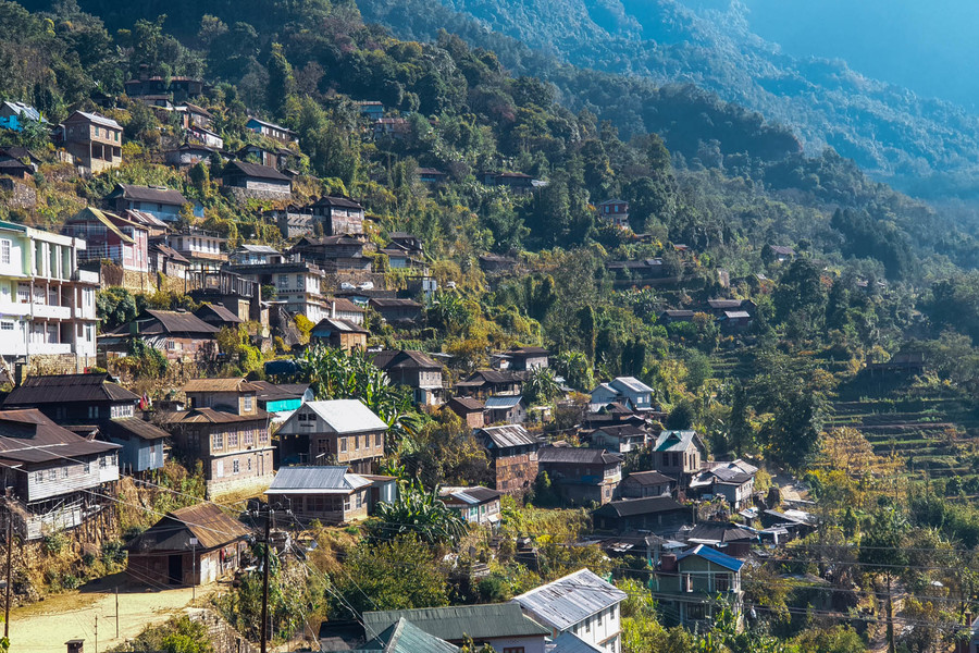 Khonoma Village Nagaland, India