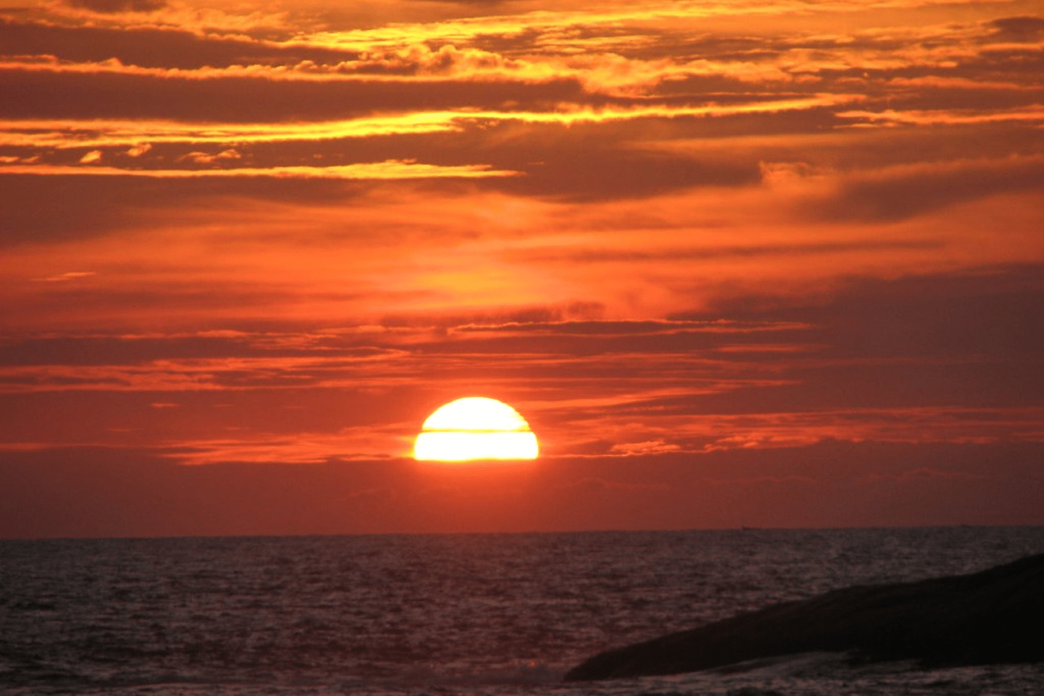 sunset-at-kovalam-beach-in-kerala