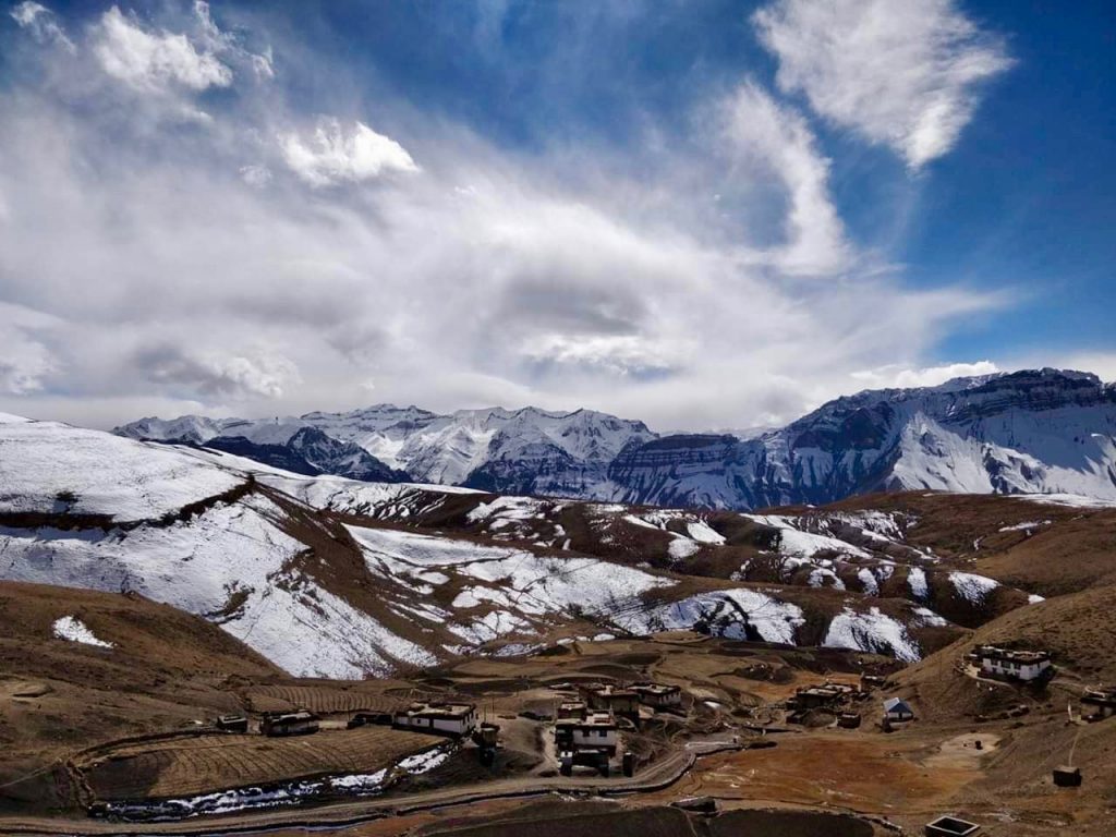 hikkim-village-in-winters