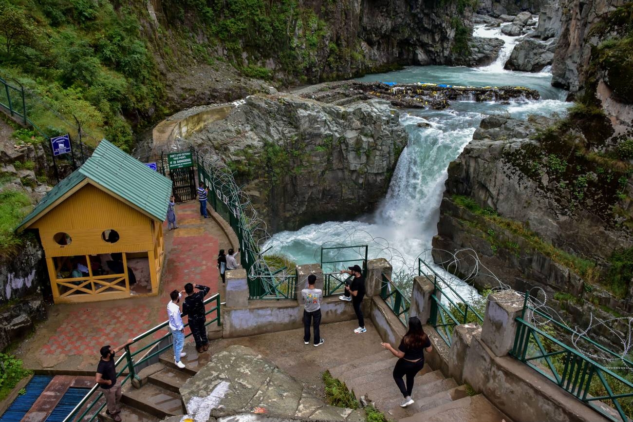 Tourist Attractions in Aharbal Waterfall