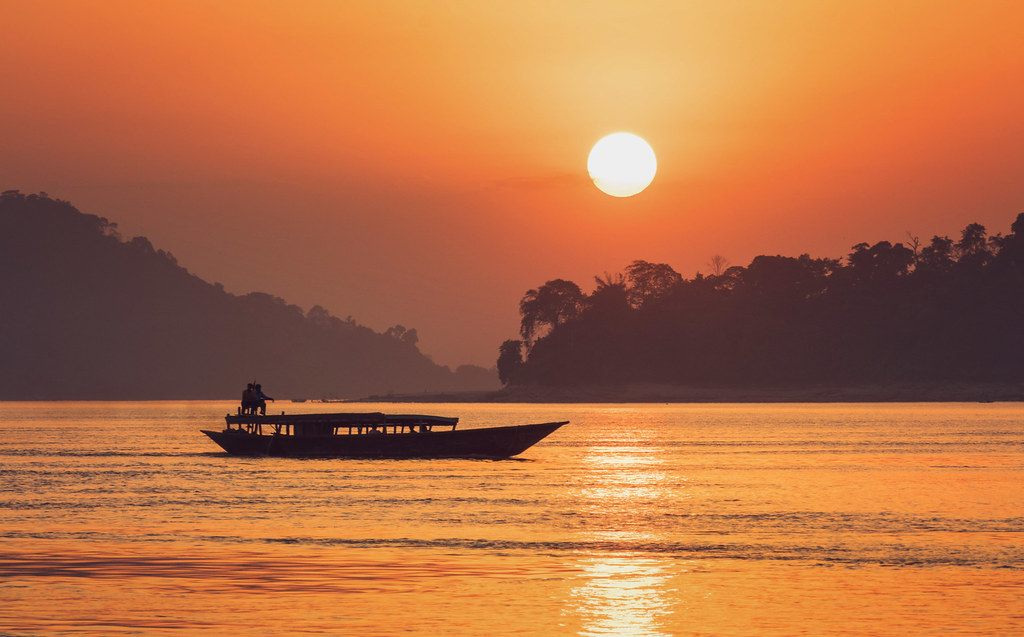 Sunset at the Brahmaputra Riverfront