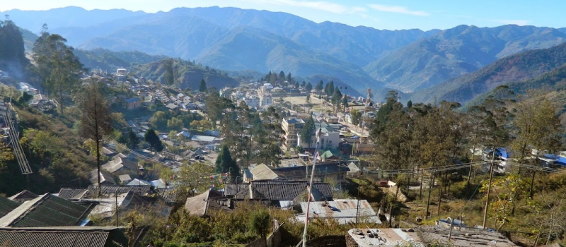 Lumla village in Tawang
