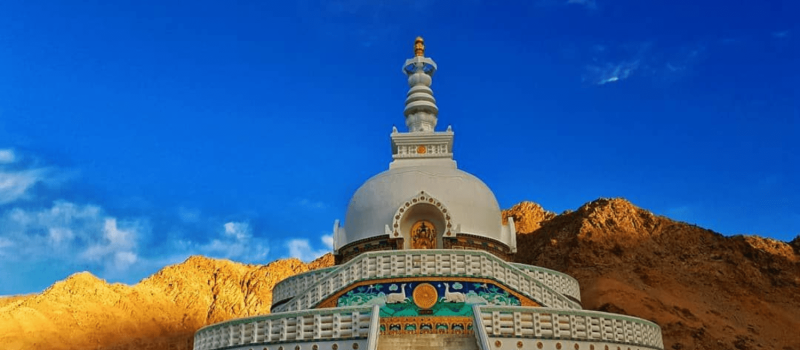 shanti-stupa-at-sunrise