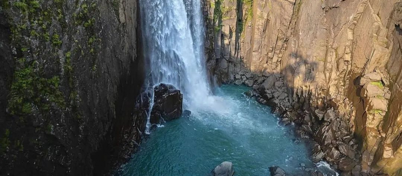 Weinia Falls in Meghalaya